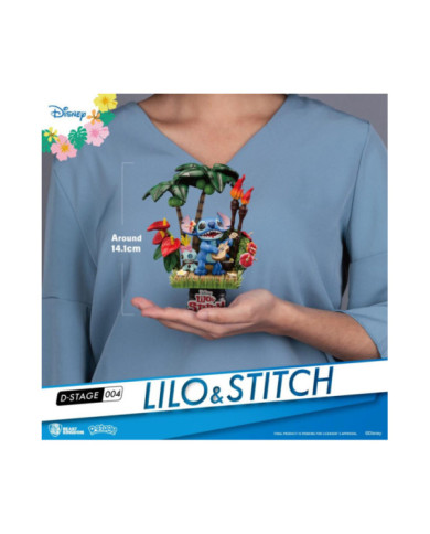 Lilo & Stitch - Diorama Stitch Hawaï Beast Kingdom D-Stage