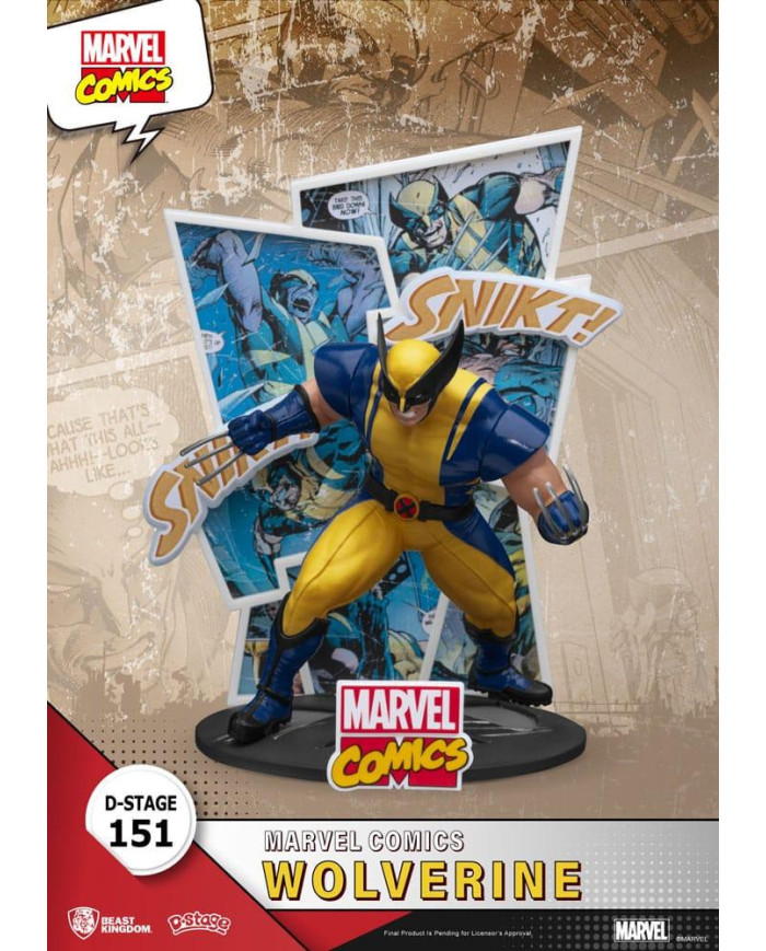 Diorama Wolverine Marvel D-Stage Beast Kingdom 16cm