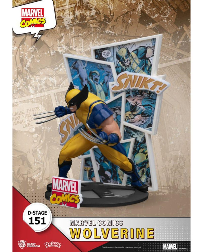 Diorama Wolverine Marvel D-Stage Beast Kingdom 16cm