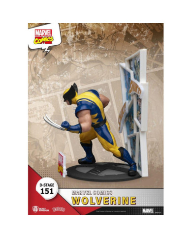 Diorama Wolverine Marvel D-Stage Beast Kingdom 16cm