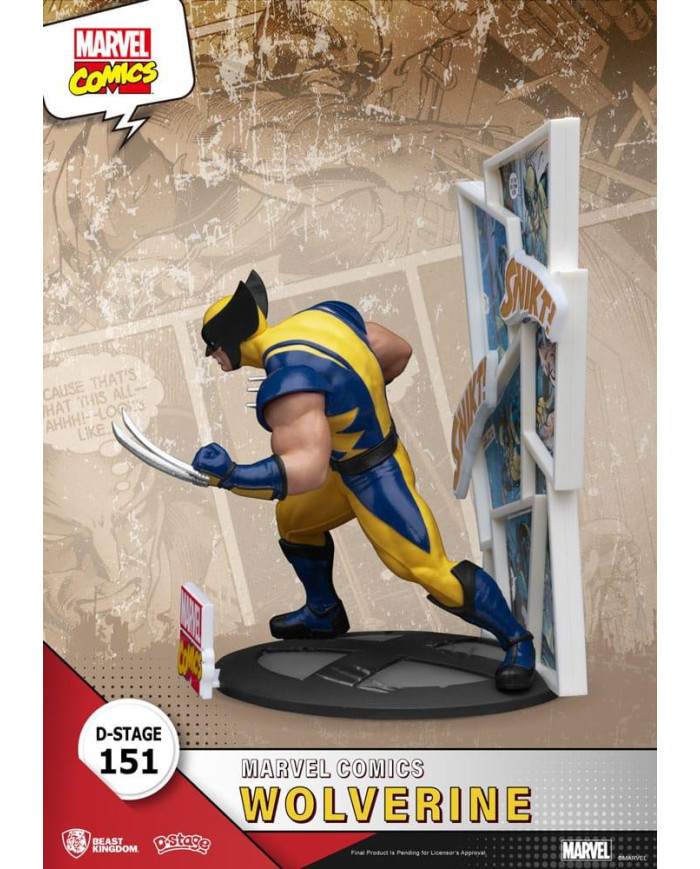 Diorama Wolverine Marvel D-Stage Beast Kingdom 16cm