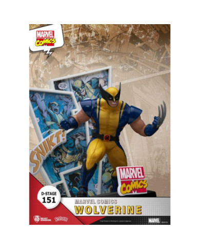 Diorama Wolverine Marvel D-Stage Beast Kingdom 16cm