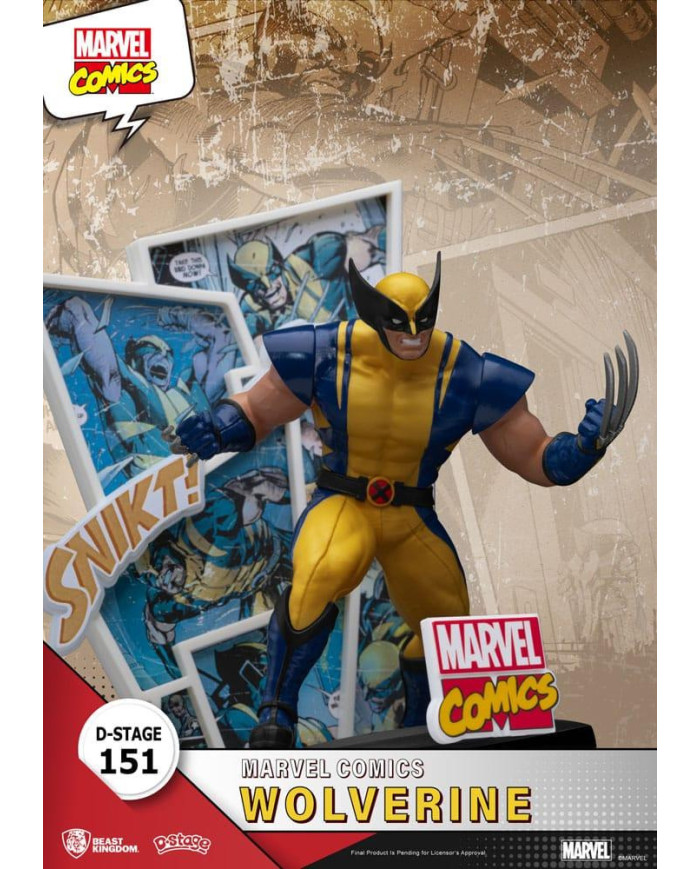 Diorama Wolverine Marvel D-Stage Beast Kingdom 16cm