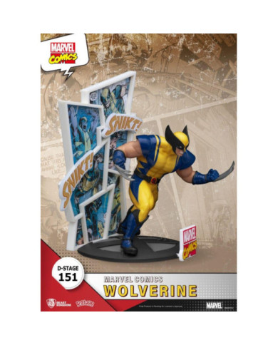 Diorama Wolverine Marvel D-Stage Beast Kingdom 16cm