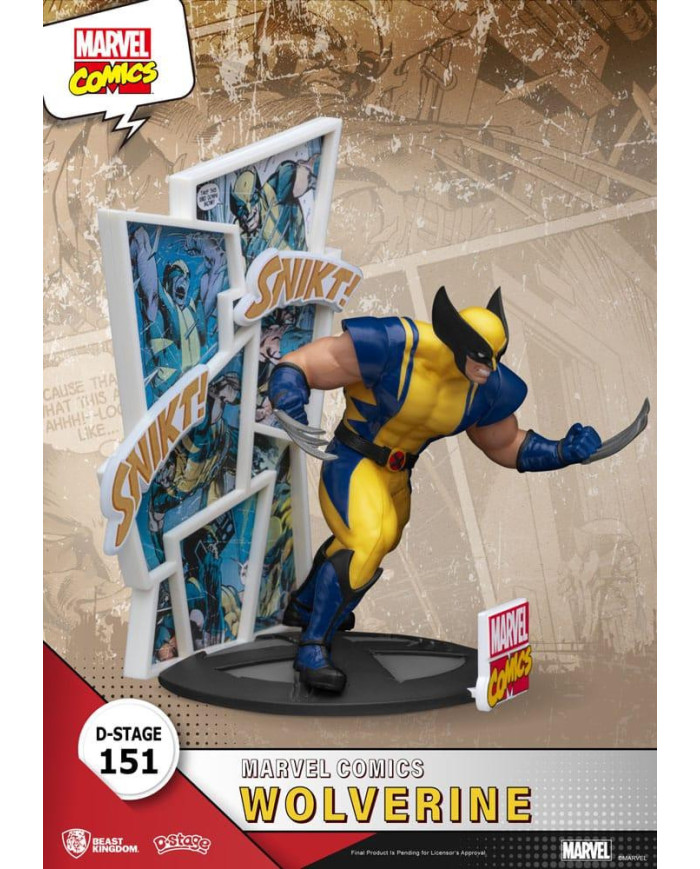 Diorama Wolverine Marvel D-Stage Beast Kingdom 16cm