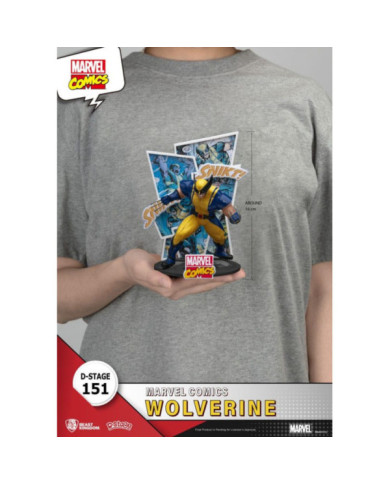 Diorama Wolverine Marvel D-Stage Beast Kingdom 16cm