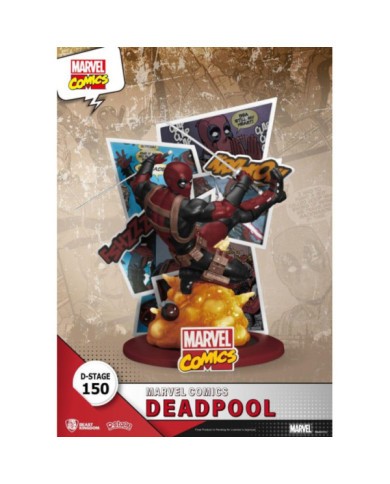 Diorama Deadpool D-Stage Beast Kingdom Marvel
