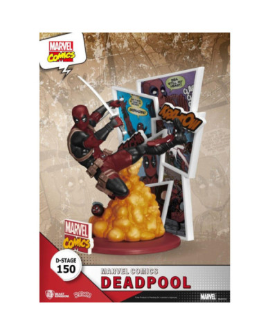 Diorama Deadpool D-Stage Beast Kingdom Marvel
