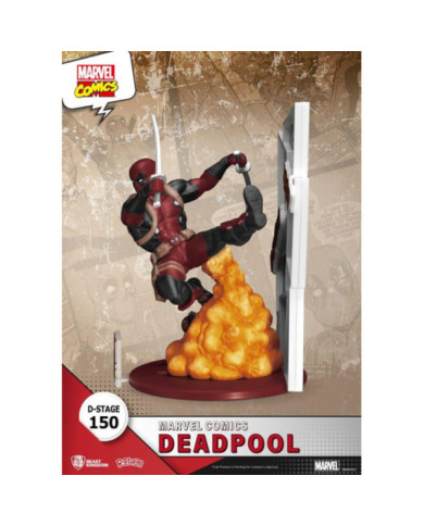 Diorama Deadpool D-Stage Beast Kingdom Marvel
