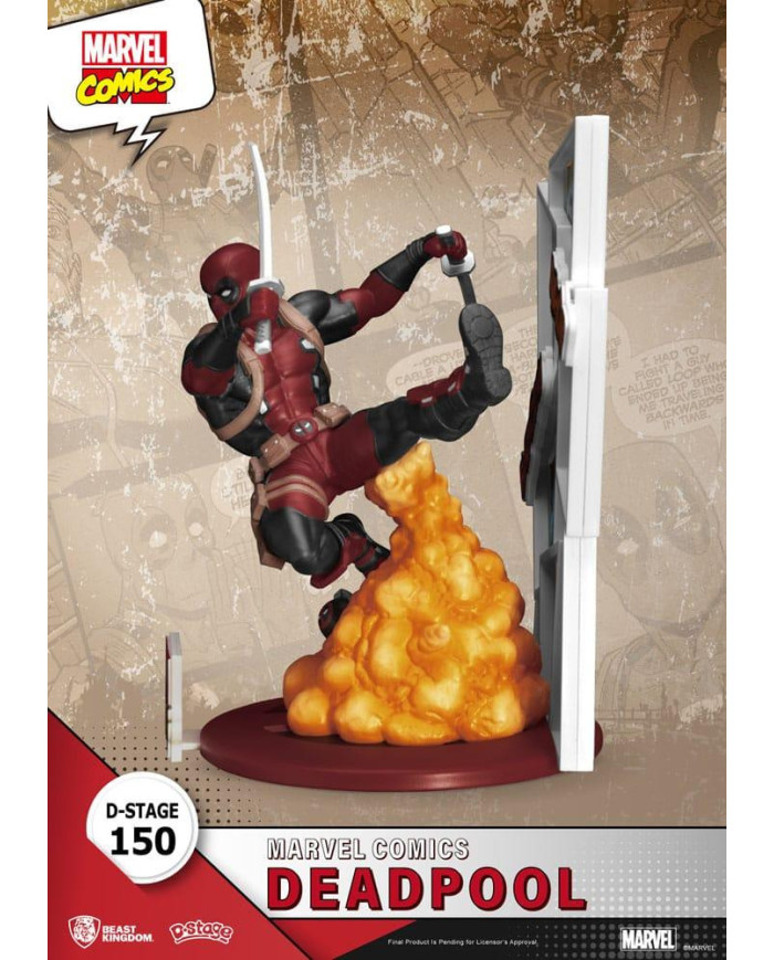 Diorama Deadpool D-Stage Beast Kingdom Marvel
