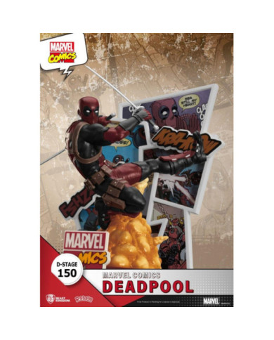 Diorama Deadpool D-Stage Beast Kingdom Marvel