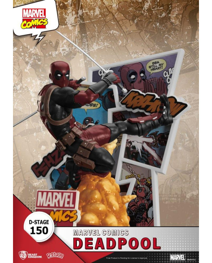 Diorama Deadpool D-Stage Beast Kingdom Marvel