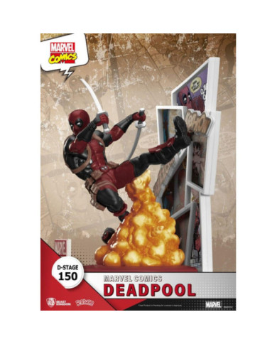 Diorama Deadpool D-Stage Beast Kingdom Marvel
