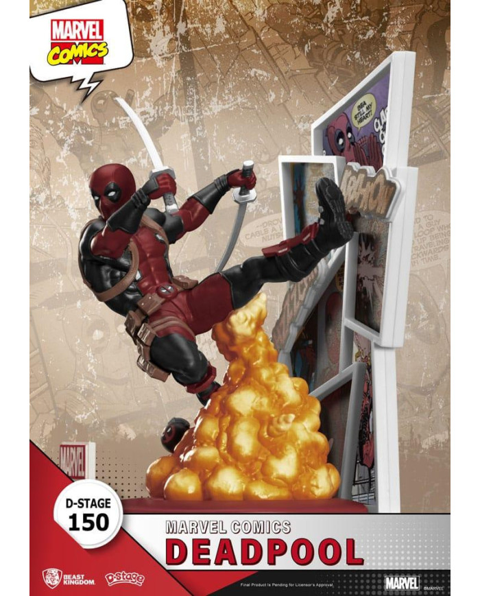 Diorama Deadpool D-Stage Beast Kingdom Marvel