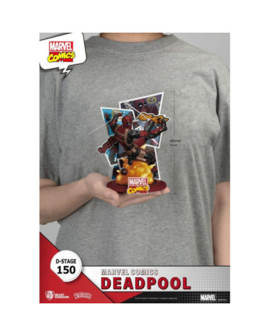 Diorama Deadpool D-Stage Beast Kingdom Marvel