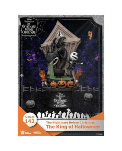 Diorama L'Etrange Noël de Mr Jack Beast Kingdom D-Stage Halloween King
