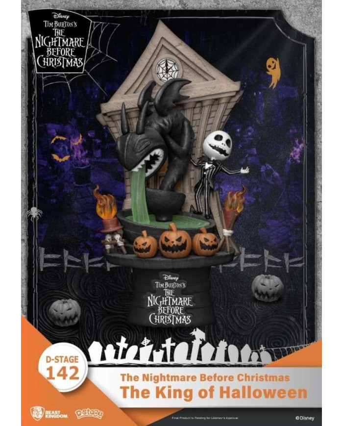Diorama L'Etrange Noël de Mr Jack Beast Kingdom D-Stage Halloween King