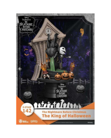 Diorama L'Etrange Noël de Mr Jack Beast Kingdom D-Stage Halloween King
