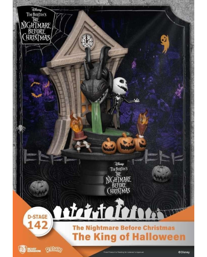 Diorama L'Etrange Noël de Mr Jack Beast Kingdom D-Stage Halloween King
