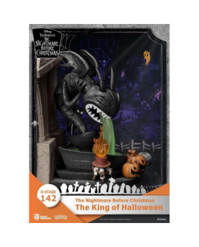 Diorama L'Etrange Noël de Mr Jack Beast Kingdom D-Stage Halloween King