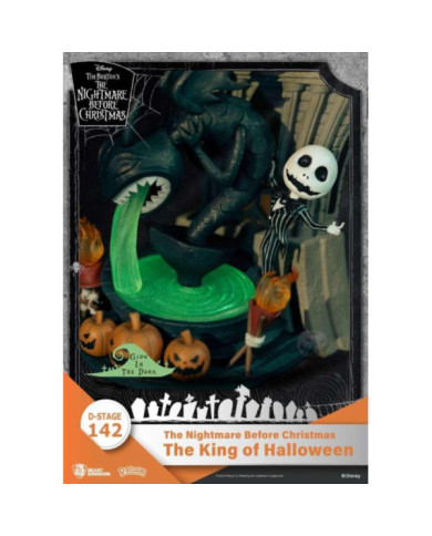 Diorama L'Etrange Noël de Mr Jack Beast Kingdom D-Stage Halloween King