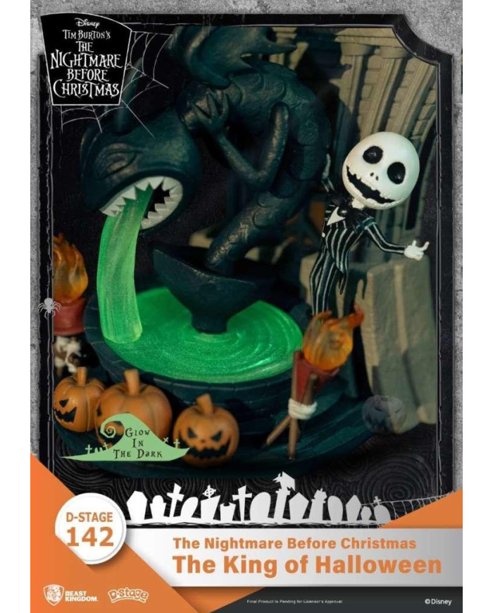 Diorama L'Etrange Noël de Mr Jack Beast Kingdom D-Stage Halloween King