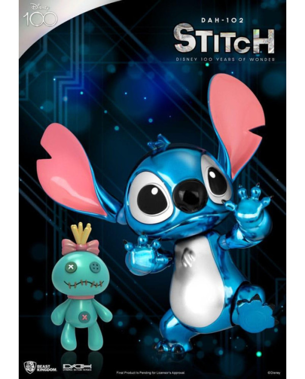 Figurine Disney 100 Years Of Wonder Stitch Disney 100 Beast Kingdom Dynamic Action Heroes