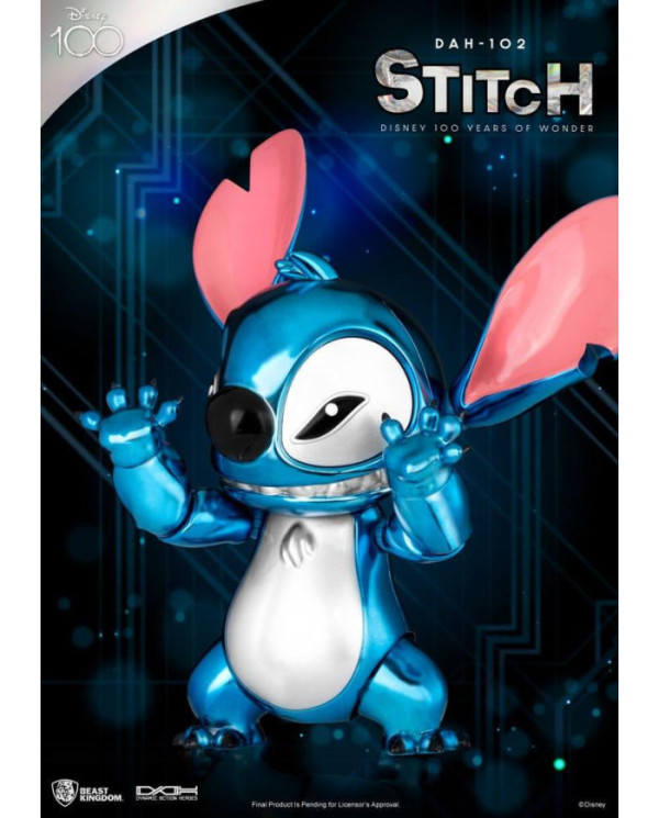 Figurine Disney 100 Years Of Wonder Stitch Disney 100 Beast Kingdom Dynamic Action Heroes