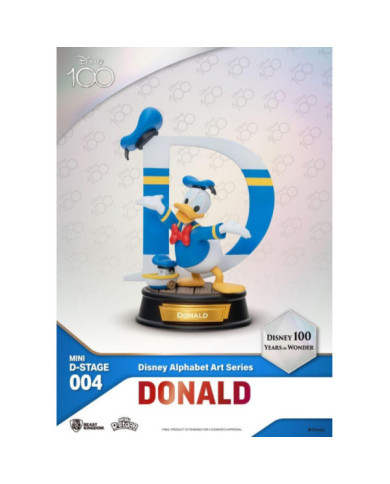Disney 100Th - Diorama Disney 100 Alphabet Art Beast Kingdom D-Stage