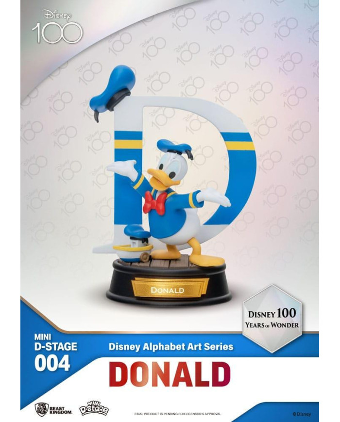 Disney 100Th - Diorama Disney 100 Alphabet Art Beast Kingdom D-Stage