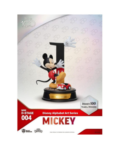Disney 100Th - Diorama Disney 100 Alphabet Art Beast Kingdom D-Stage