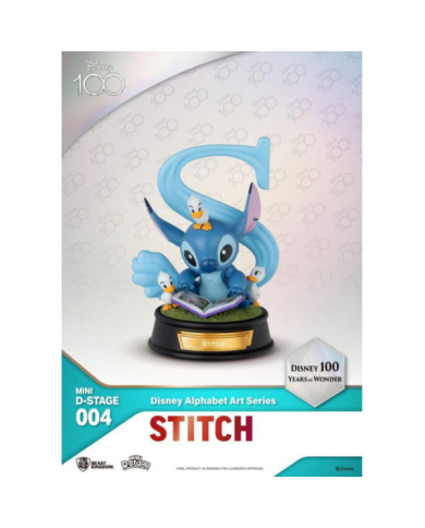 Disney 100Th - Diorama Disney 100 Alphabet Art Beast Kingdom D-Stage
