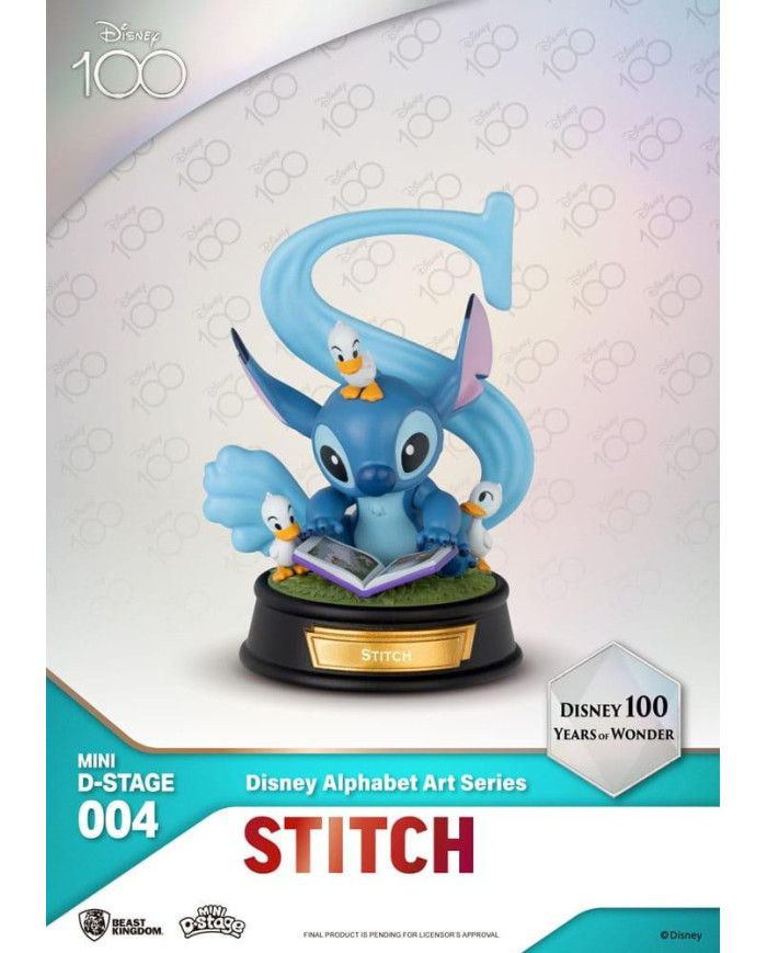 Disney 100Th - Diorama Disney 100 Alphabet Art Beast Kingdom D-Stage