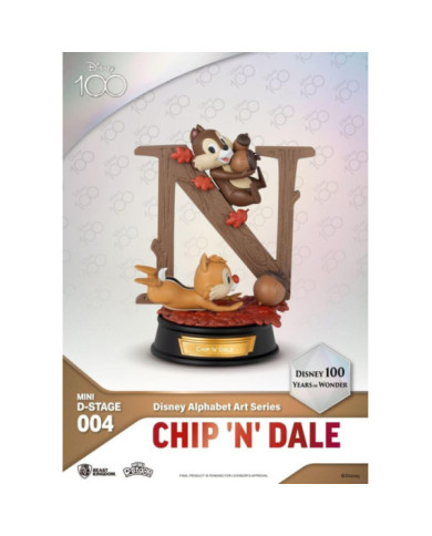 Disney 100Th - Diorama Disney 100 Alphabet Art Beast Kingdom D-Stage