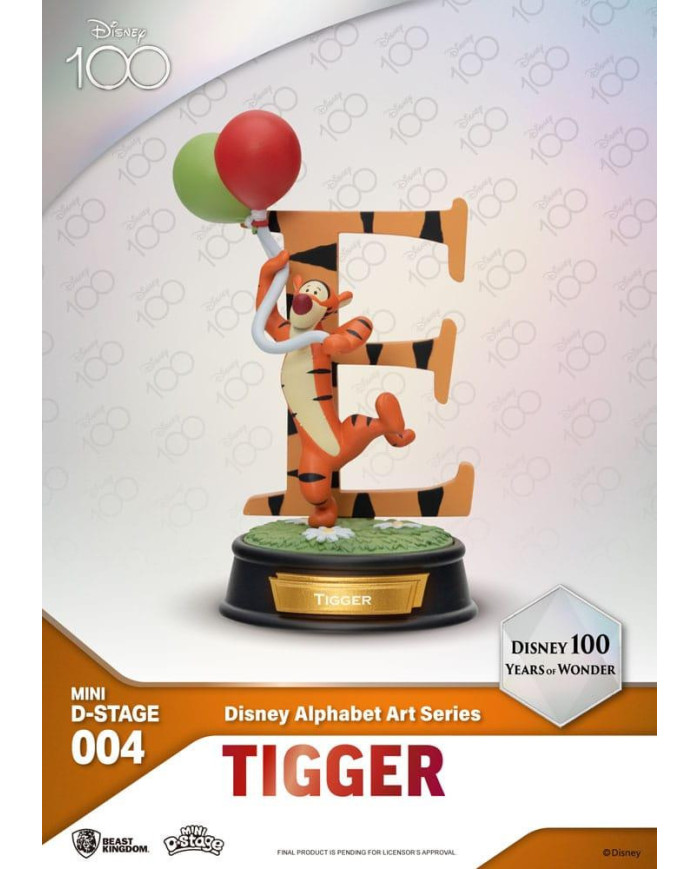 Disney 100Th - Diorama Disney 100 Alphabet Art Beast Kingdom D-Stage