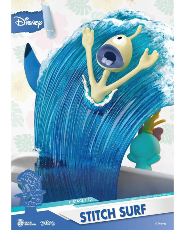 Diorama Stitch Surf Disney D-Stage Summer Series Beast Kingdom