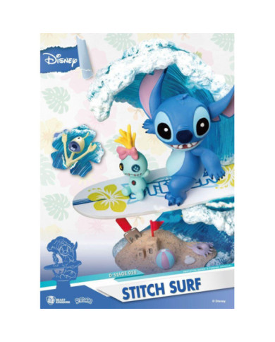Diorama Stitch Surf Disney D-Stage Summer Series Beast Kingdom