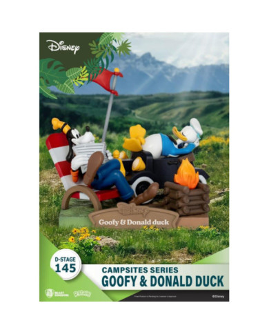 Disney - Diorama Dingo & Donald Camping - Beast Kingdom D-Stage