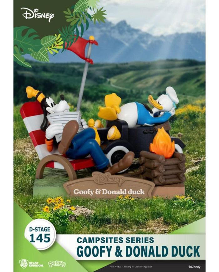 Disney - Diorama Dingo & Donald Camping - Beast Kingdom D-Stage