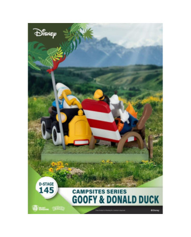 Disney - Diorama Dingo & Donald Camping - Beast Kingdom D-Stage