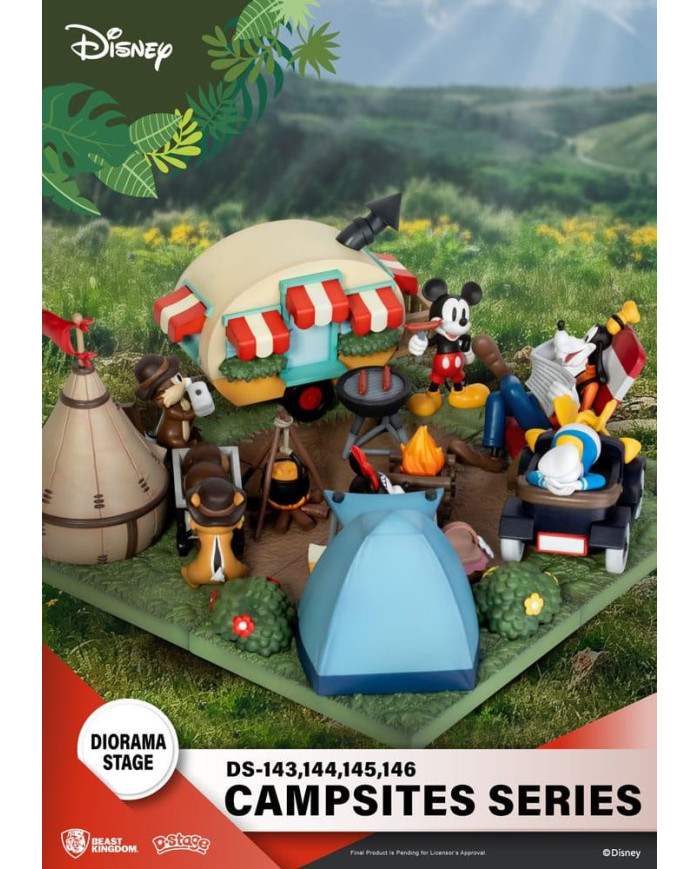 Disney - Diorama Dingo & Donald Camping - Beast Kingdom D-Stage