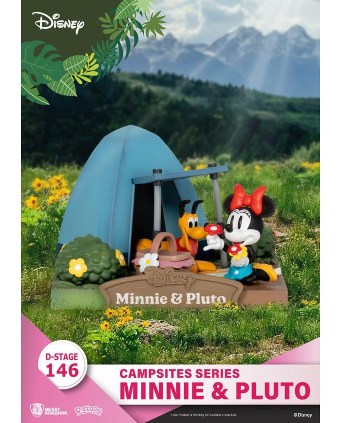 Disney - Diorama Minnie & Pluto Beast Kingdom D-Stage Campsite