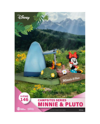 Disney - Diorama Minnie & Pluto Beast Kingdom D-Stage Campsite