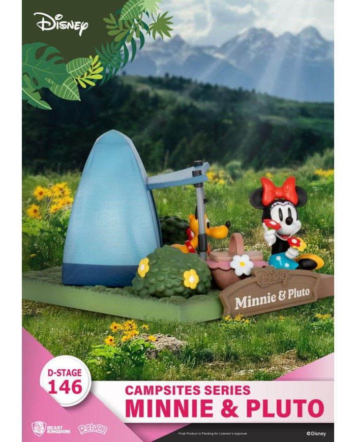 Disney - Diorama Minnie & Pluto Beast Kingdom D-Stage Campsite