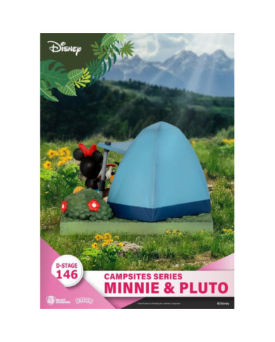 Disney - Diorama Minnie & Pluto Beast Kingdom D-Stage Campsite