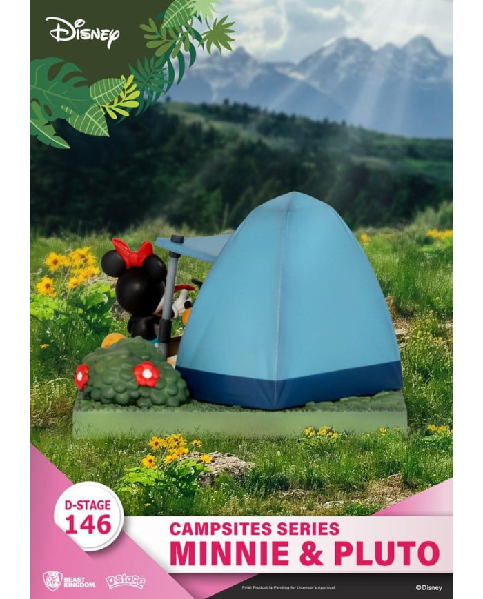Disney - Diorama Minnie & Pluto Beast Kingdom D-Stage Campsite