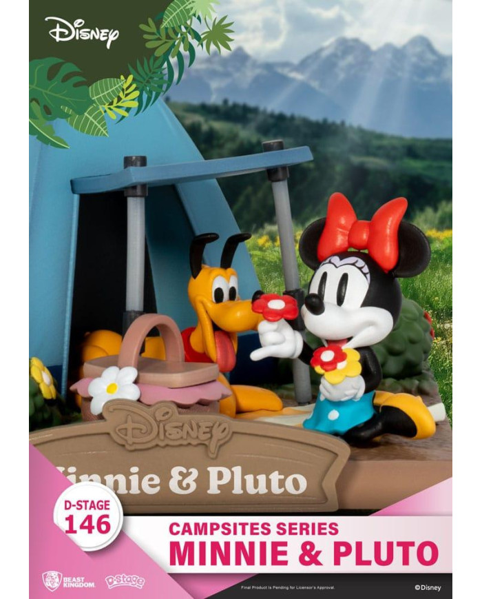 Disney - Diorama Minnie & Pluto Beast Kingdom D-Stage Campsite