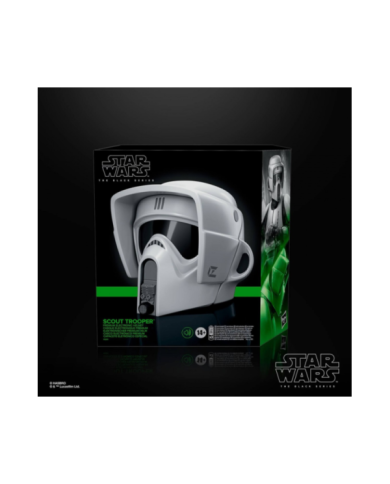 Casque Électronique Star Wars Biker Scout Black Series Hasbro