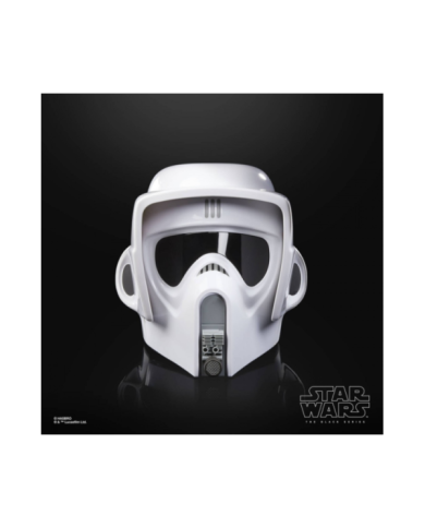 Casque Électronique Star Wars Biker Scout Black Series Hasbro