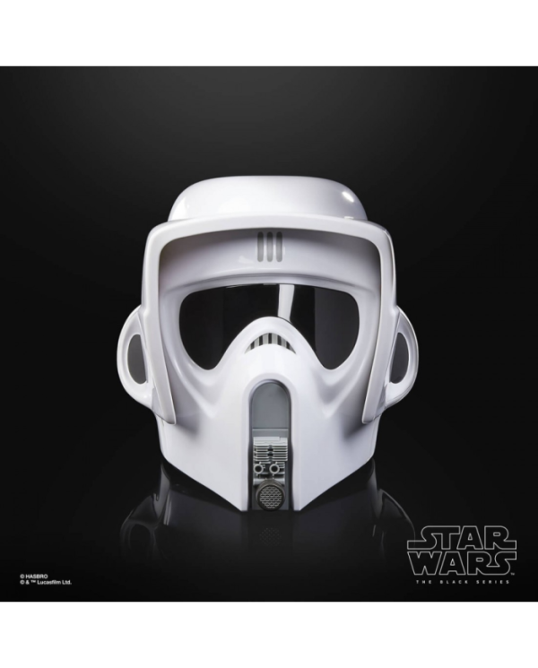 Casque Électronique Star Wars Biker Scout Black Series Hasbro